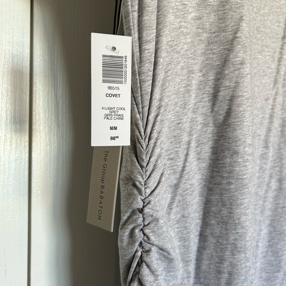 Grey rouched siding dress - the group by Babaton- size medium - Picture 3 of 3